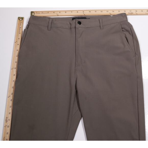 Cuts Clothing Mens AO Joggers Light Olive Tan Flat Front Pants Large - Picture 4 of 7